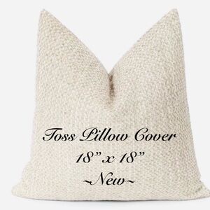 Farm House 18” x 18” Toss Pillow Cover ~NEW~ Qty1 - Discount if purchasing 2+